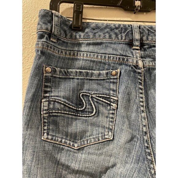 WHITE HOUSE BLACK MARKET WOMEN'S JEANS GLAMOROUS BOOTCUT DENIM SIZE 4R - Picture 5 of 9